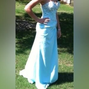 Elegant Light Blue Gown